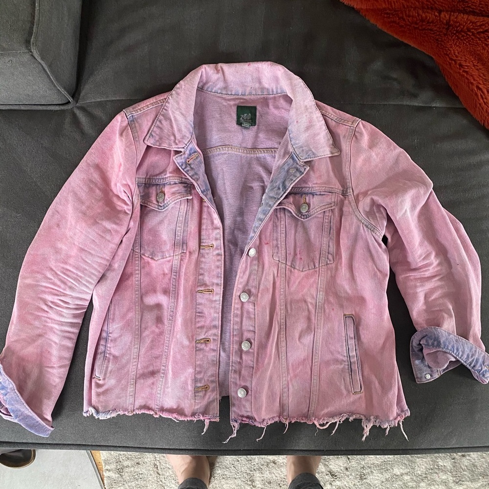 Pink Denim Jacket
